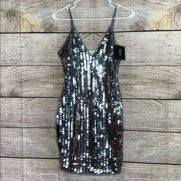 HERA Collection Dresses & Skirts - HERA Collection Spaghetti Strap Sequins Dress Sm